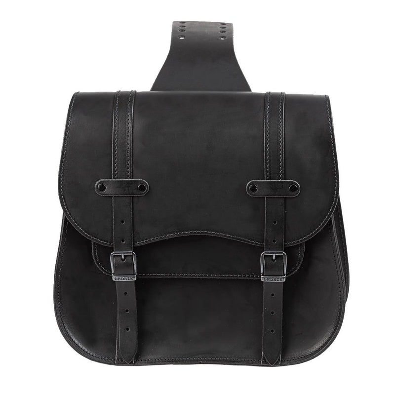 Ledrie Throw Over 30L Leather Motorcycle Postman Bag Set