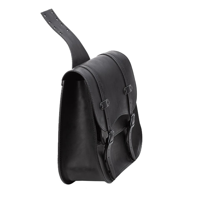 Ledrie Throw Over 30L Leather Motorcycle Postman Bag Set