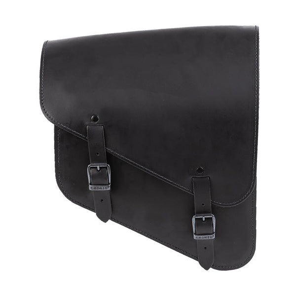 Ledrie Large Black Frame Bag for Harley