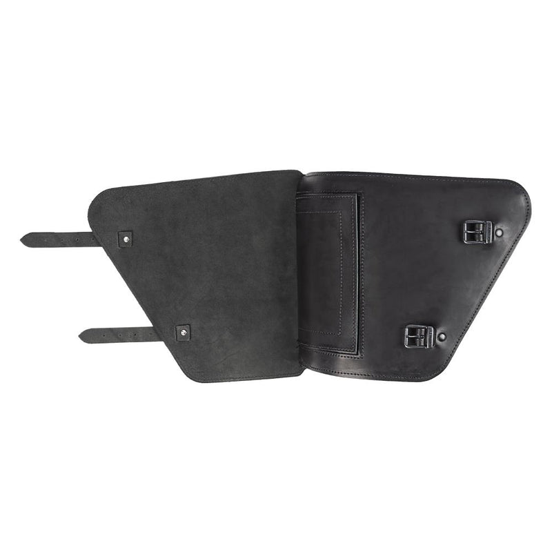 Ledrie Large Black Frame Bag for Harley