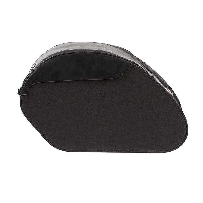Ledrie Reinforced Rigid Leather 36L Motorcycle Saddlebag Set
