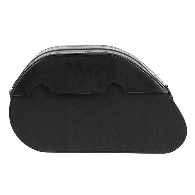 Ledrie Reinforced Rigid Leather 54L Motorcycle Saddlebag Set