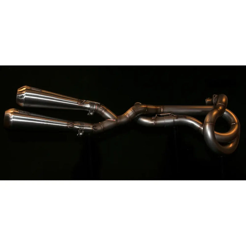 Mad Twisted 2-into-1-into-2 Exhaust System for Harley