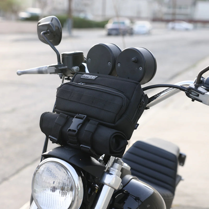 Thrashin Supply Motorcycle Handlebar Bag Plus