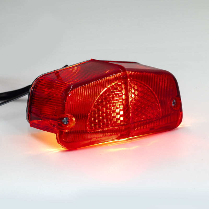 SMP Lucas Classic Motorcycle Taillight Chrome