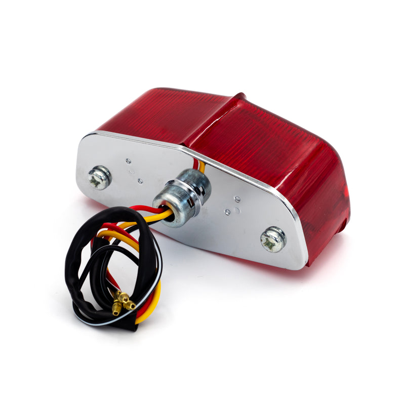SMP Lucas Classic Motorcycle Taillight Chrome
