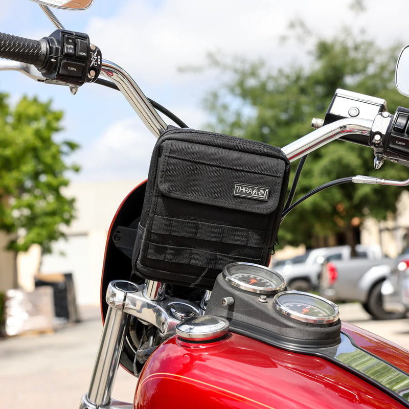 Thrashin Supply Motorcycle Handlebar Bag Slim