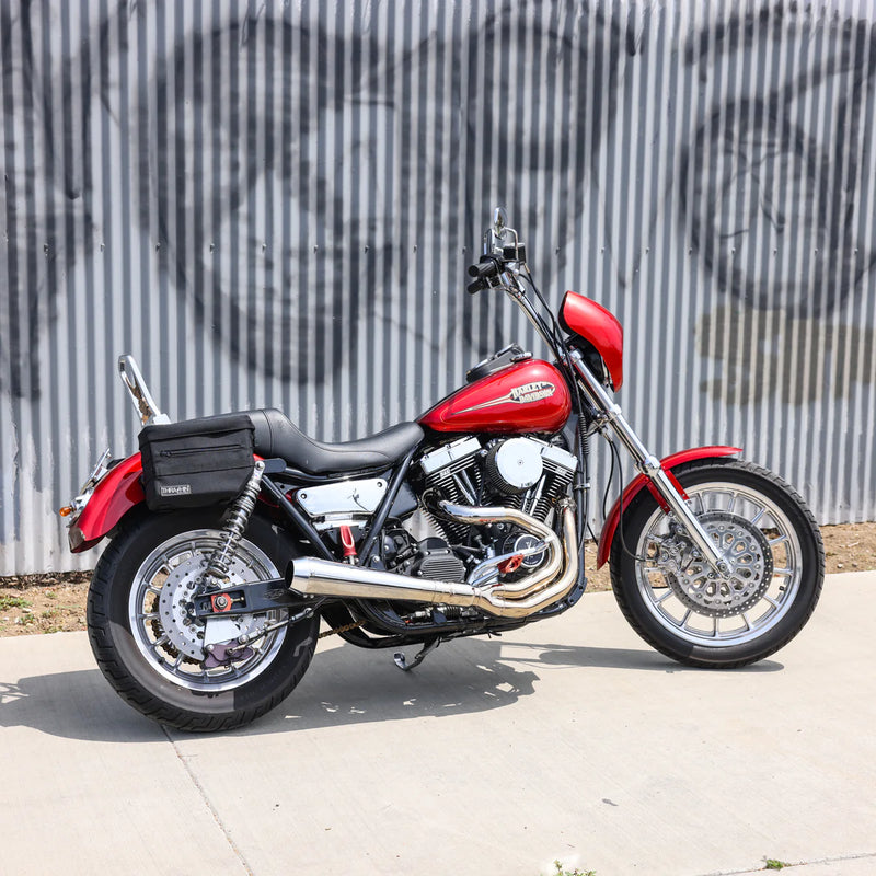 Thrashin Supply Essential 10L Throw-Over Motorcycle Saddlebag Set