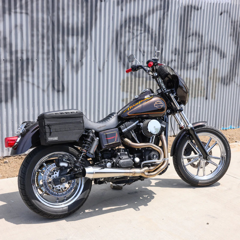 Thrashin Supply Escape 18L Throw-Over Motorcycle Saddlebag Set