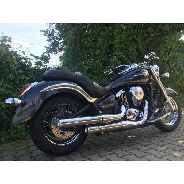 Miller Challenger Euro 3 Slip-On Mufflers for Kawasaki