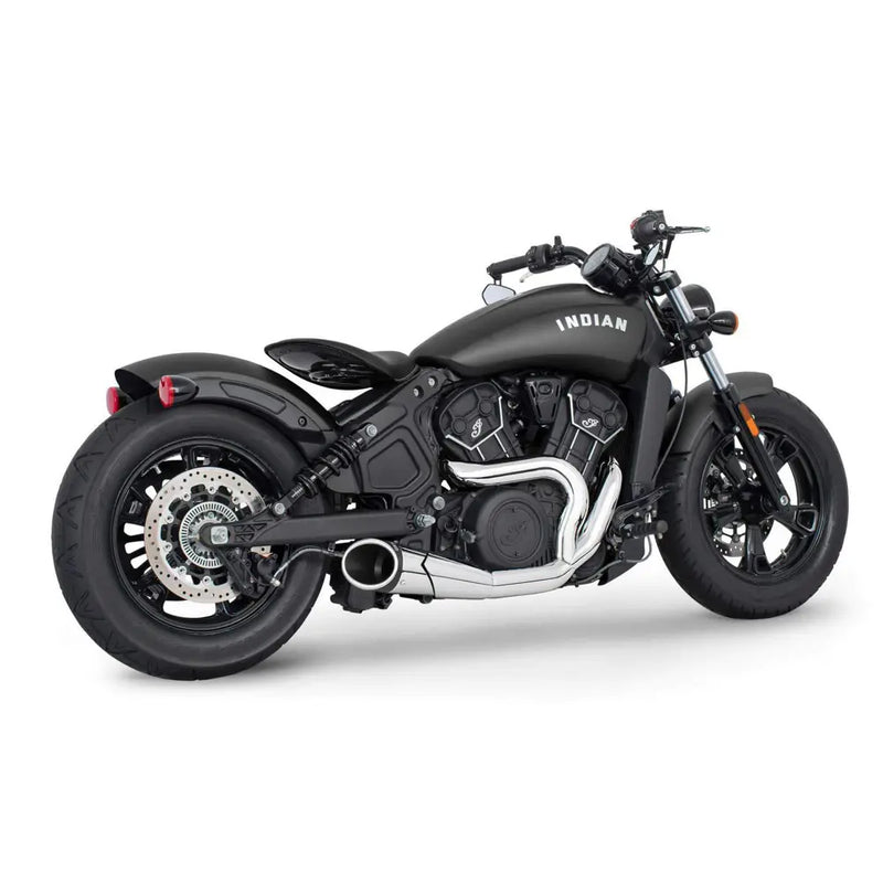 Freedom Performance Shorty Combat 2-into-1 Exhaust for Indian