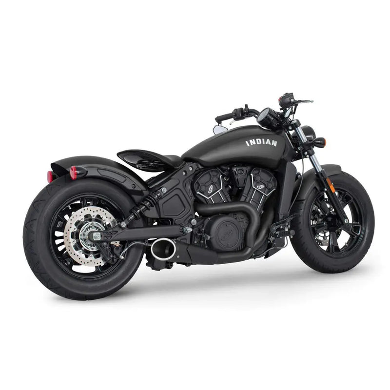 Freedom Performance Shorty Combat 2-into-1 Exhaust for Indian