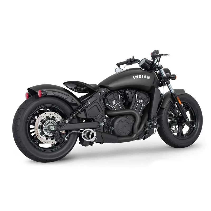 Freedom Performance Shorty Combat 2-into-1 Exhaust for Indian