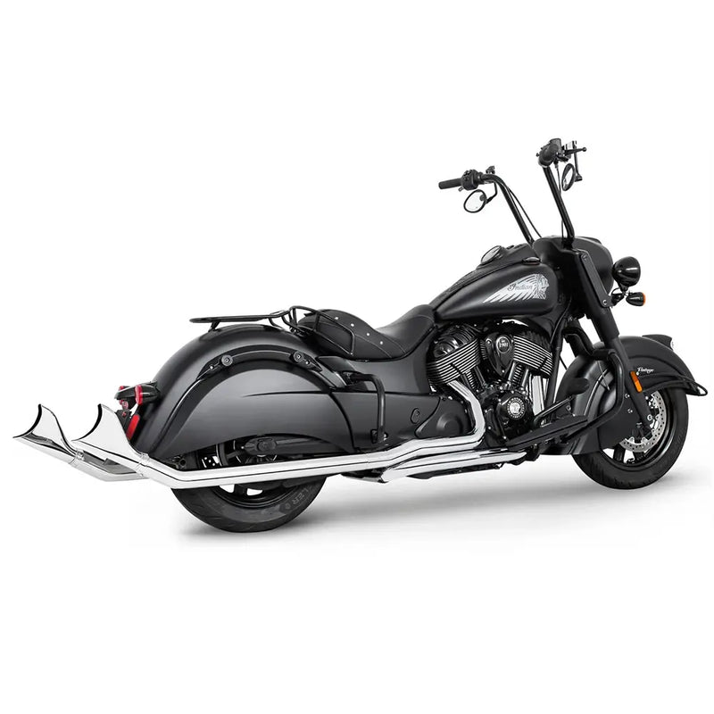 Freedom Performance Sharktail True Duals Exhaust for Indian