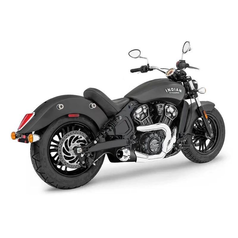 Freedom Performance Shorty American Outlaw 2-into-1 Exhaust for Indian