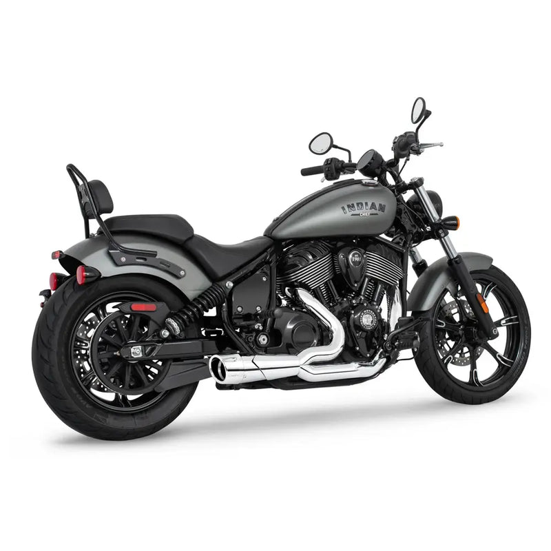 Freedom Performance Shorty Combat Fluted 2-into-1 Exhaust for Indian