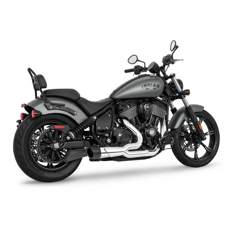 Freedom Performance Shorty Combat Fluted 2-into-1 Exhaust for Indian