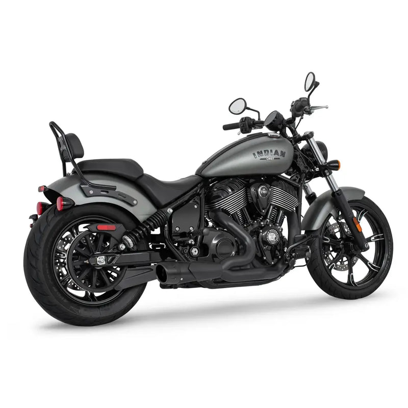 Freedom Performance Shorty Combat Fluted 2-into-1 Exhaust for Indian