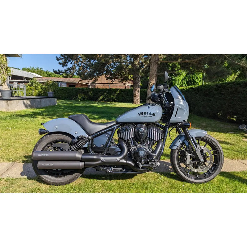 Miller Omaha Euro 5 Slip-On Mufflers for Indian
