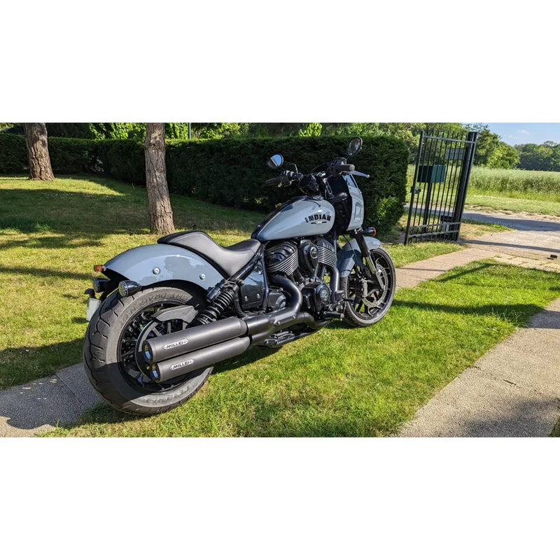 Miller Omaha Euro 5 Slip-On Mufflers for Indian