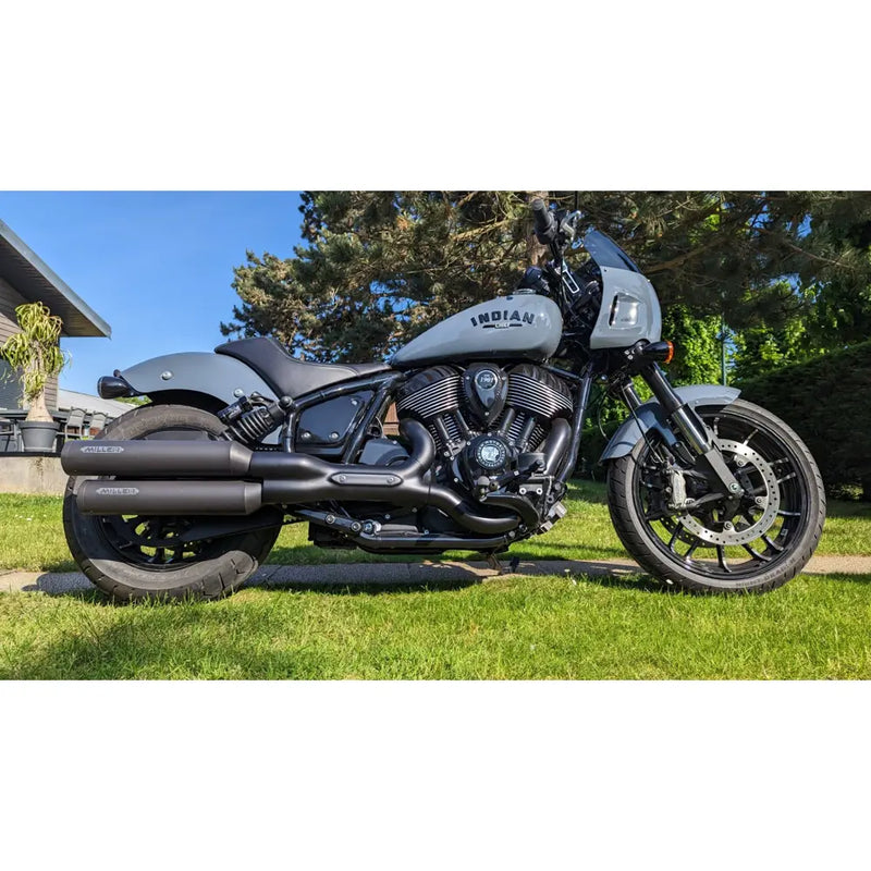 Miller Omaha Euro 5 Slip-On Mufflers for Indian