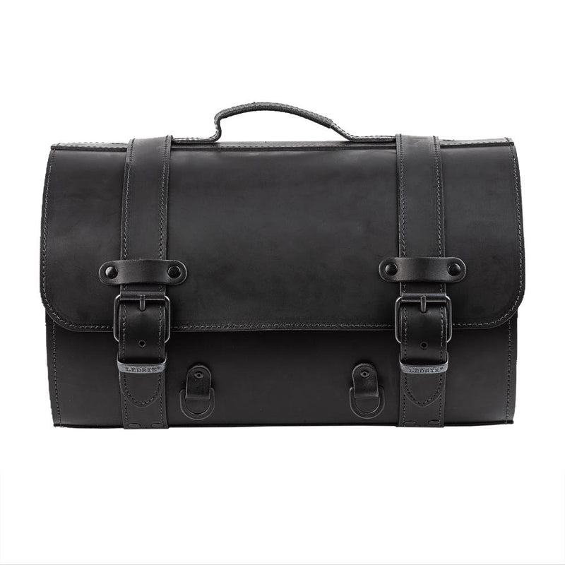 Ledrie Universal Leather Motorcycle Suitcase