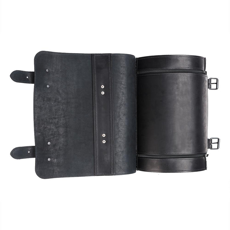 Ledrie Universal Leather Motorcycle Suitcase