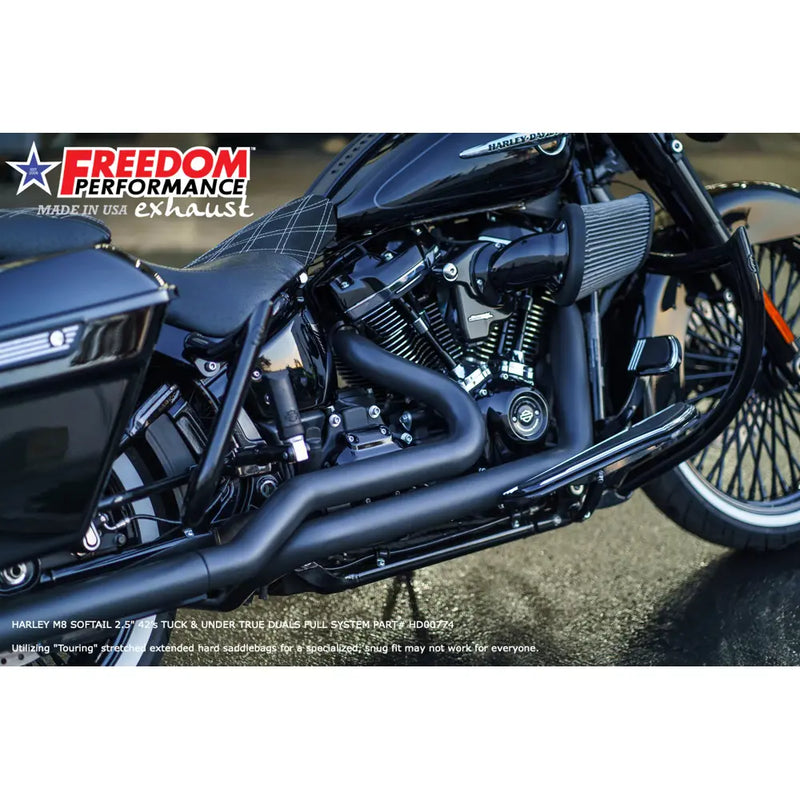 Freedom Performance Sharktail True Duals Exhaust for Harley