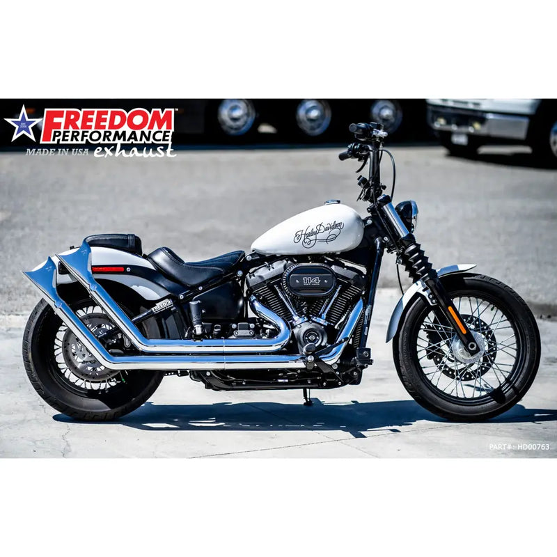 Freedom Performance Thorcat EC Approved Upsweep Sharktail Exhaust for Harley