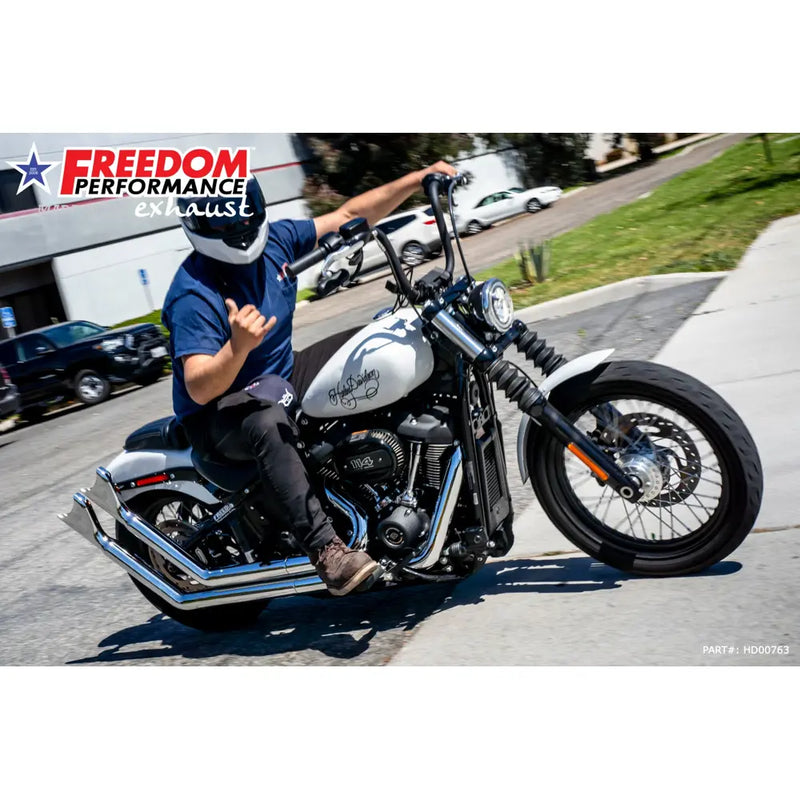 Freedom Performance Thorcat EC Approved Upsweep Sharktail Exhaust for Harley