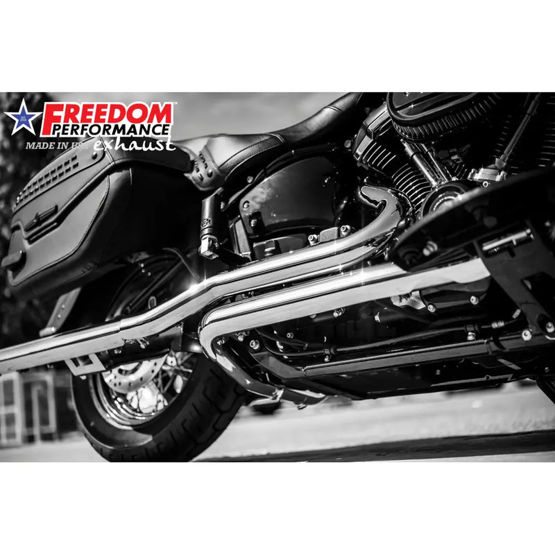 Freedom Performance Sharktail True Duals Exhaust for Harley