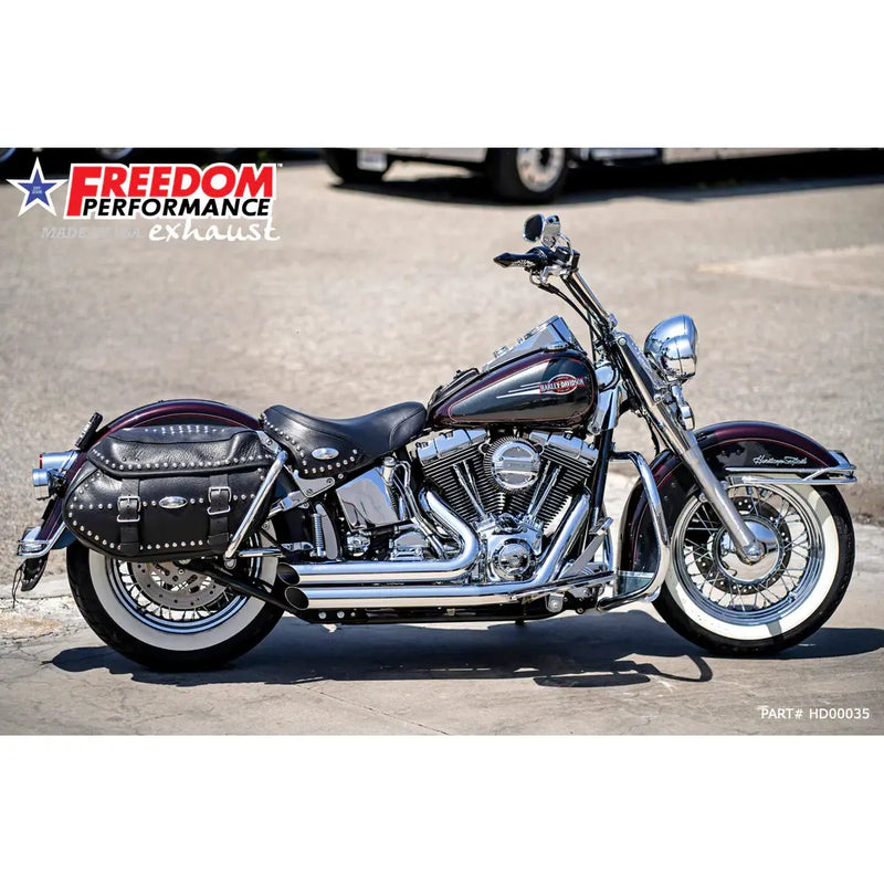 Freedom Performance Amendment Side Slash Exhaust for Harley