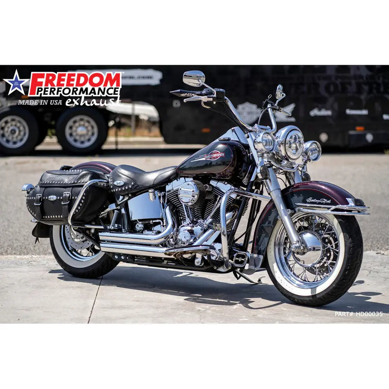 Freedom Performance Amendment Side Slash Exhaust for Harley