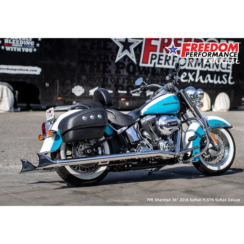 Freedom Performance Sharktail True Duals Exhaust for Harley