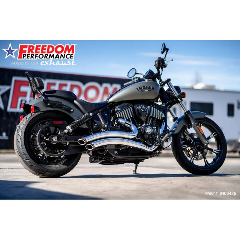 Freedom Performance Sharp Curve Radius Exhaust for Indian