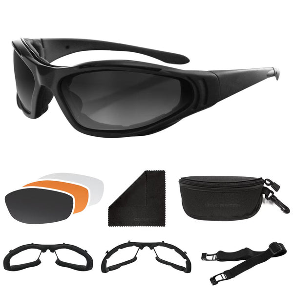 Bobster Raptor II Convertible Motorcycle Glasses
