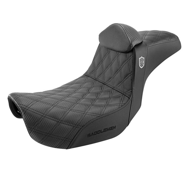 Saddlemen Pro SDC Performance Gripper Lattice Stitch Seat for Harley