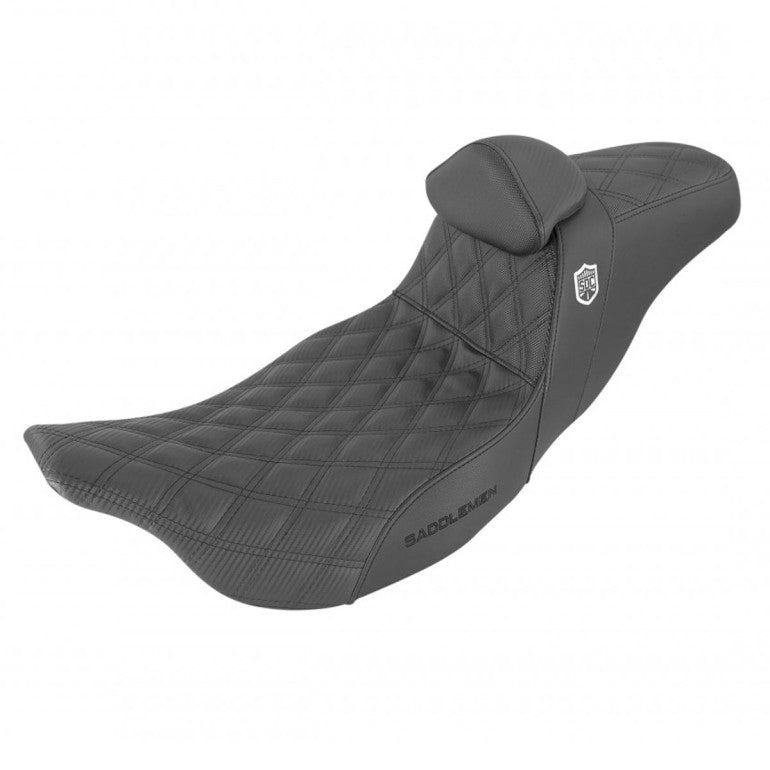 Saddlemen Pro SDC Performance Gripper Lattice Stitch Seat for Harley