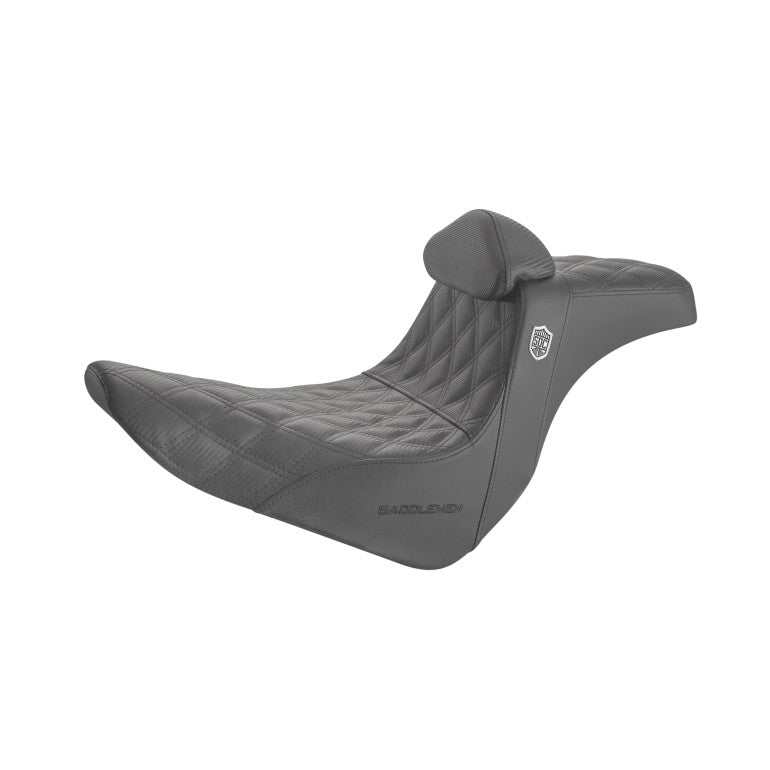 Saddlemen Pro SDC Performance Gripper Lattice Stitch Seat for Harley
