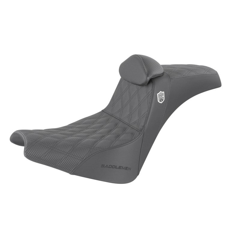 Saddlemen Pro SDC Performance Gripper Lattice Stitch Seat for Harley