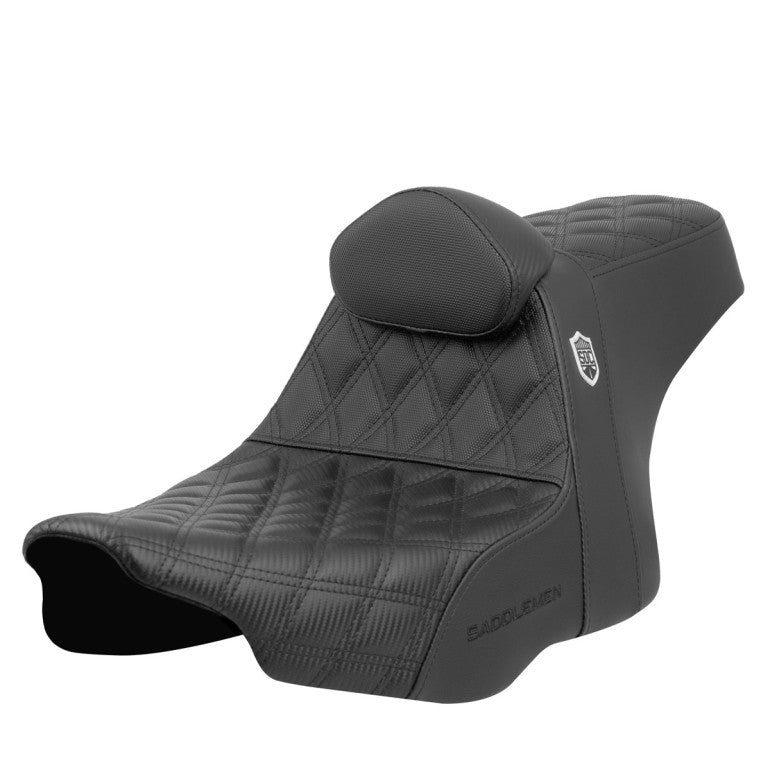 Saddlemen Pro SDC Performance Gripper Lattice Stitch Seat for Harley