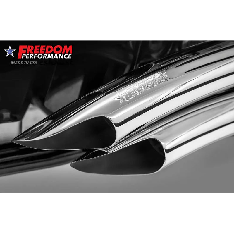 Freedom Performance Sharp Curve Radius Scallop Exhaust for Harley