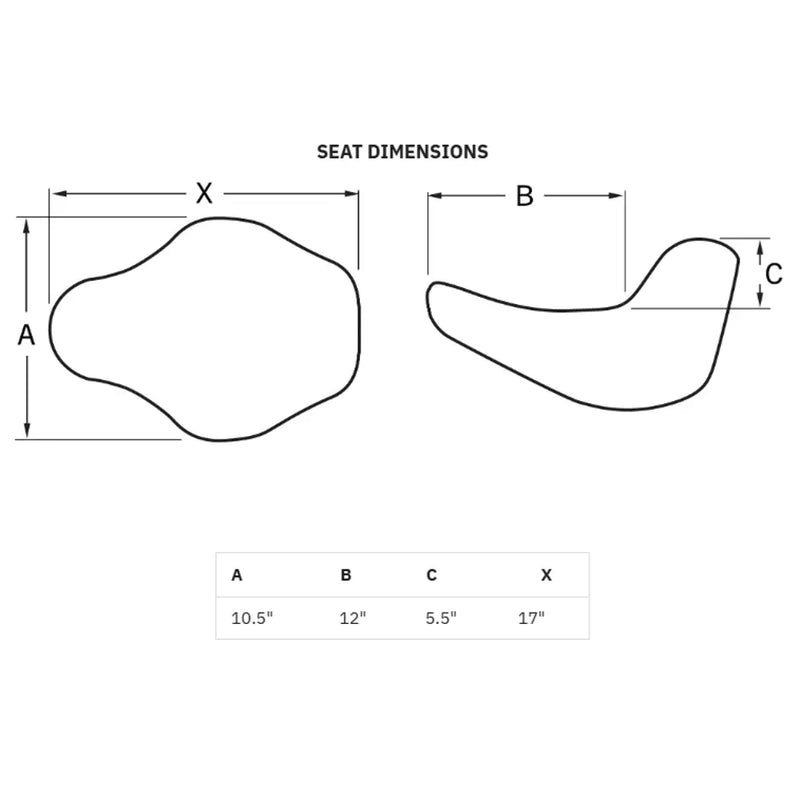 Saddlemen Knuckle Renegade Solo Seat for Indian