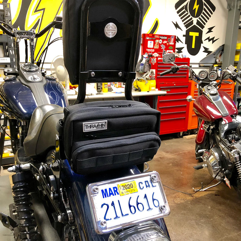 Thrashin Supply Motorcycle Handlebar Bag Plus