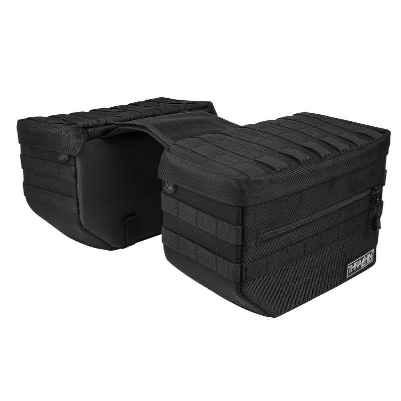 Thrashin Supply Escape 18L Throw-Over Motorcycle Saddlebag Set