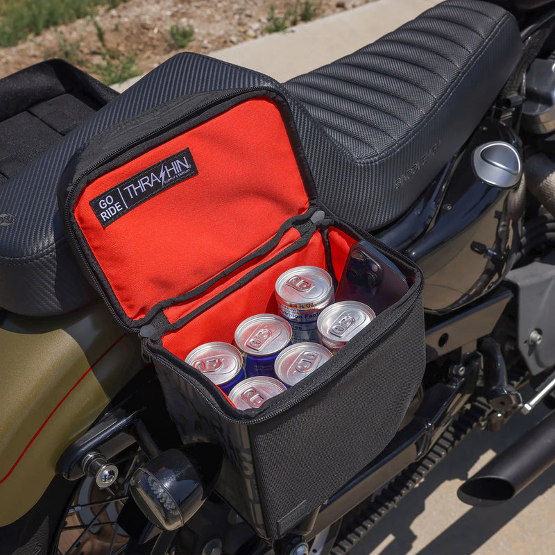 Thrashin Supply Mini Essential 8L Throw-Over Motorcycle Saddlebag Set