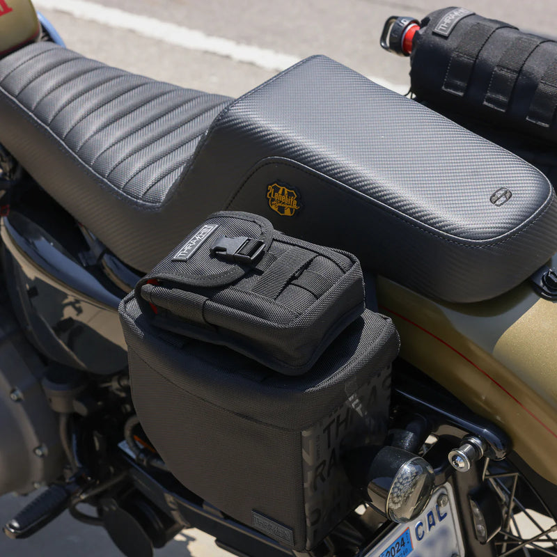 Thrashin Supply Mini Essential 8L Throw-Over Motorcycle Saddlebag Set