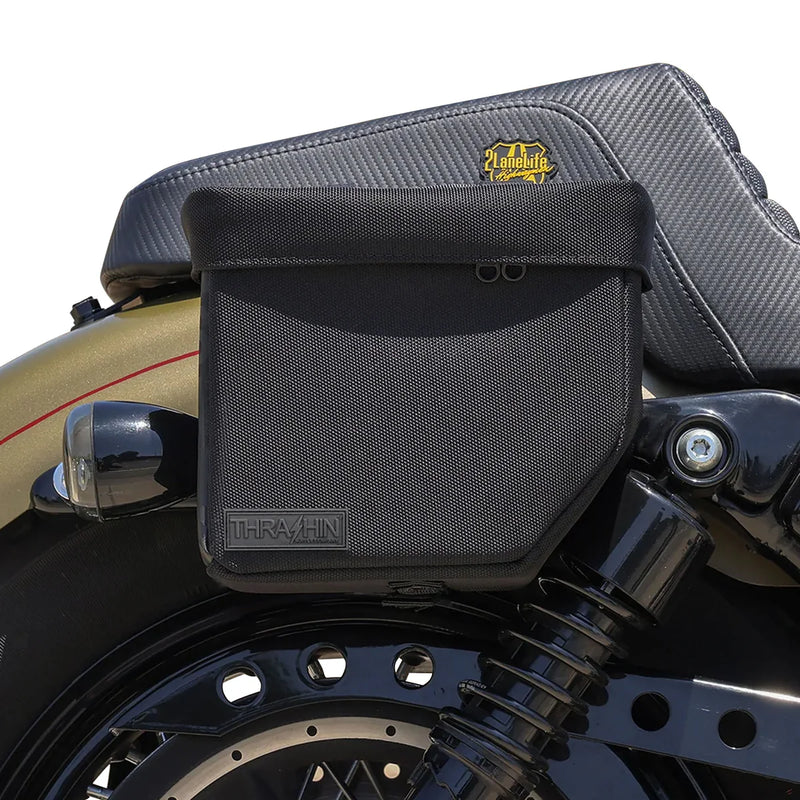 Thrashin Supply Mini Essential 8L Throw-Over Motorcycle Saddlebag Set