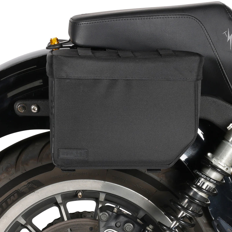 Thrashin Supply Essential Base 10L Throw-Over Motorcycle Saddlebag Set