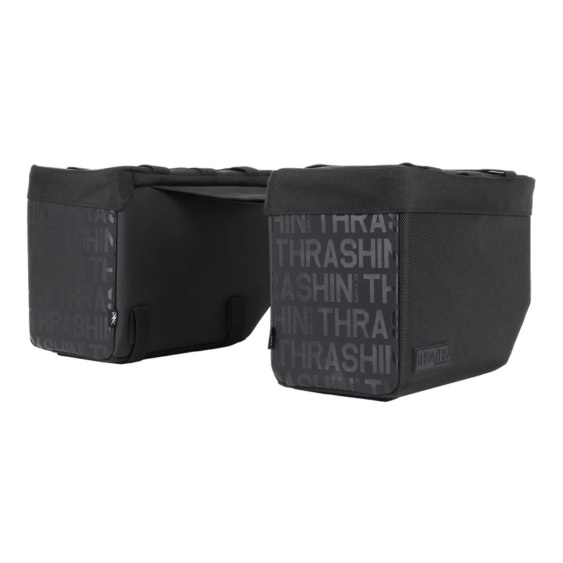 Thrashin Supply Essential Base 10L Throw-Over Motorcycle Saddlebag Set